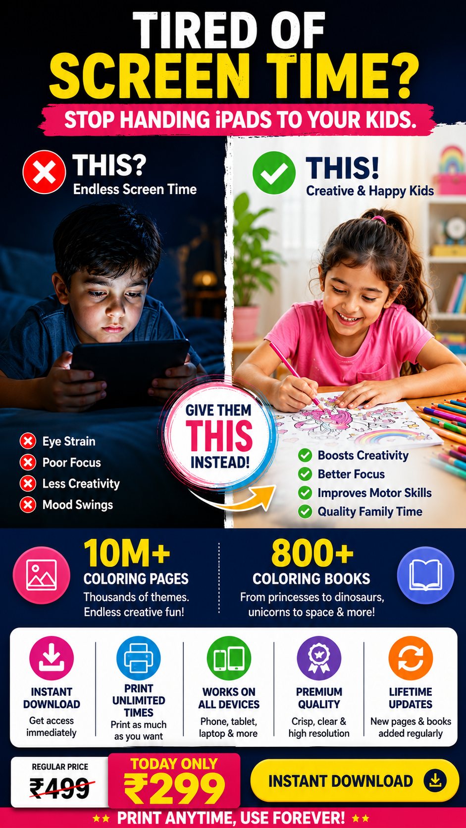 Tired of screen time? Give kids creative time instead